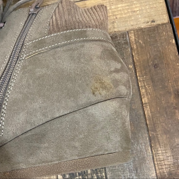 Taupe lace up justice booties size 8 - Picture 8 of 10